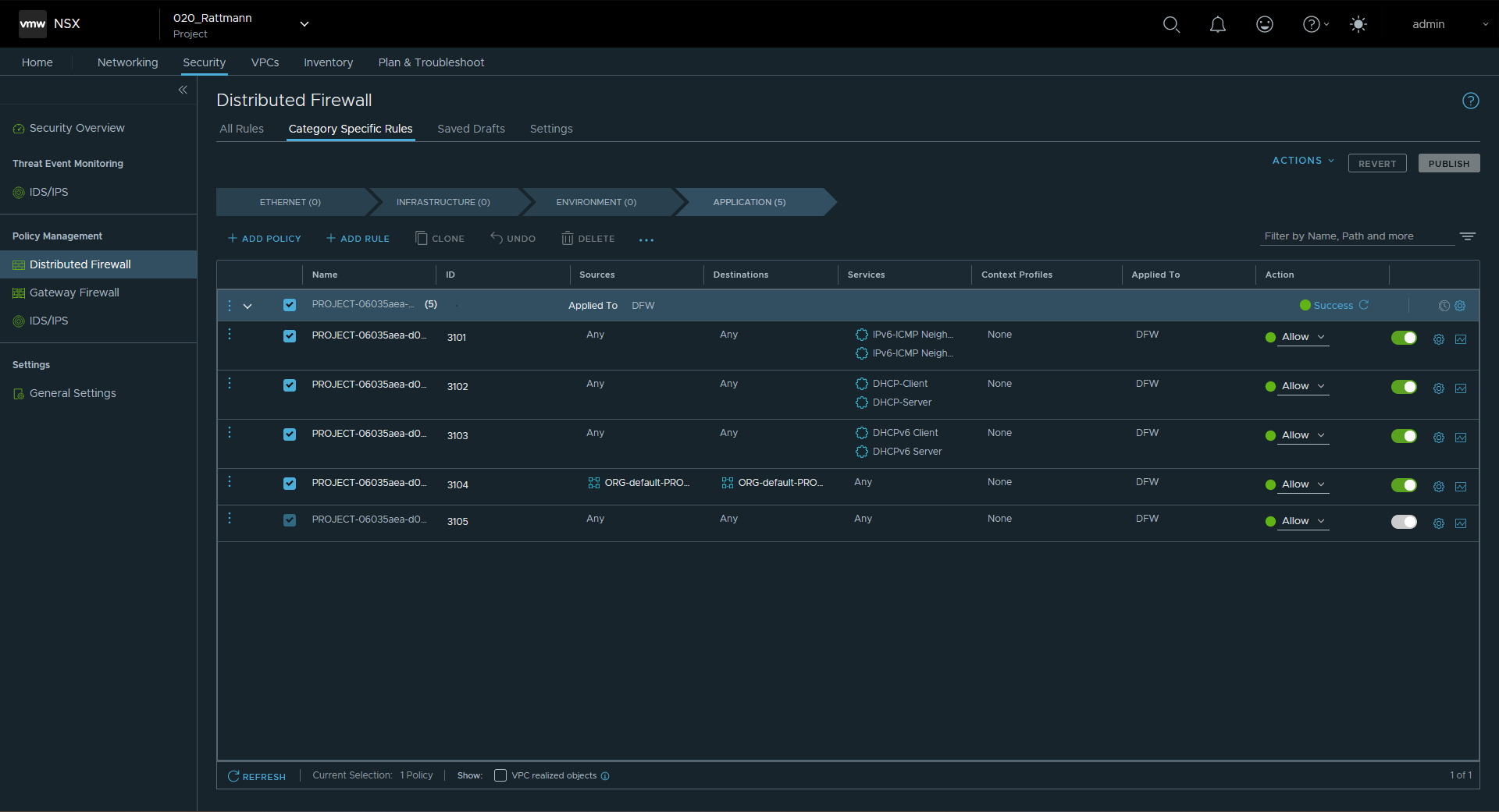 NSX DFW overview